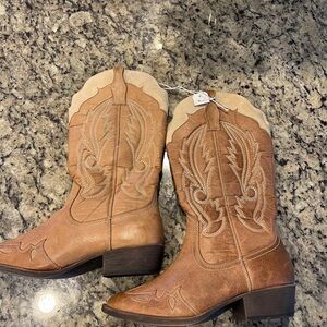 Brown Western Cowboy Boots